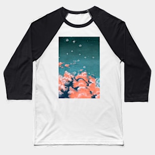 Sky Bubbles Baseball T-Shirt